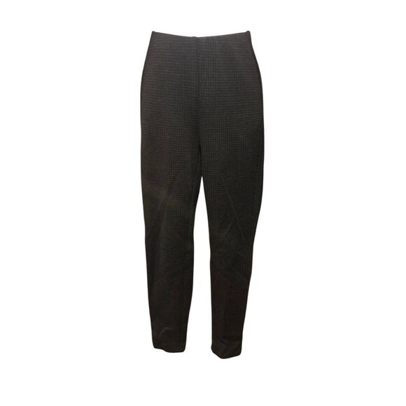 J. Jill Ponte Leggings Houndstooth Dark Gray Women's Size Medium Stretch - Picture 1 of 10